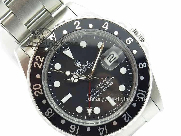 0519 RelaxedFit GMT-Master Vintage 1675 SS BP Best Edition Black Bezel White Markers A 3750